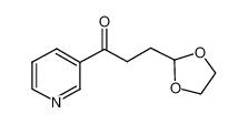 3-(1,3-dioxolan-2-yl)-1-pyridin-3-ylpropan-1-one 109065-57-8