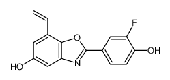(4Z)-4-(7-ethenyl-5-hydroxy-3H-1,3-benzoxazol-2-ylidene)-2-fluorocyclohexa-2,5-dien-1-one 524684-52-4