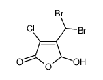 4-chloro-3-(dibromomethyl)-2-hydroxy-2H-furan-5-one 132059-52-0