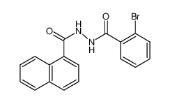 N'-(2-bromobenzoyl)naphthalene-1-carbohydrazide 73826-60-5