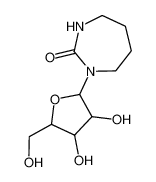 1-[3,4-dihydroxy-5-(hydroxymethyl)oxolan-2-yl]-1,3-diazepan-2-one 74024-66-1