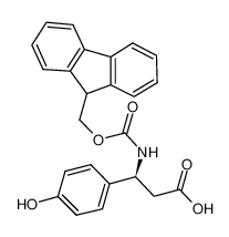 (3S)-3-(9H-fluoren-9-ylmethoxycarbonylamino)-3-(4-hydroxyphenyl)propanoic acid 501015-33-4