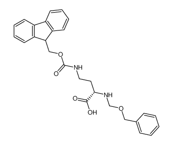 151132-82-0 (S)-4-((((9h-芴-9-基)甲氧基)羰基)氨基)-2-(((苄氧基)甲基)氨基)丁酸
