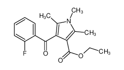 ethyl 4-(2-fluorobenzoyl)-1,2,5-trimethylpyrrole-3-carboxylate 162152-09-2