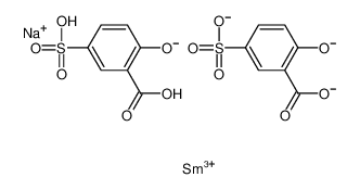 sodium,hydron,2-oxido-5-sulfonatobenzoate,samarium(3+) 79594-96-0