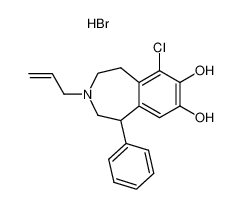 3-allyl-6-chloro-7,8-dihydroxy-1-phenyl-2,3,4,5-tetrahydro-1H-3-benzazepine hydrobromide 74115-01-8