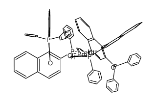 bis((R)-2-(diphenylphosphino)-2'-(diphenylphosphinyl)-1,1'-binaphthyl)dichloropalladium(II)