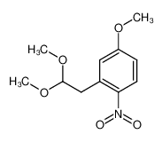 2,2-dimethoxy-1-(5-methoxy-2-nitrophenyl)ethane 146667-94-9