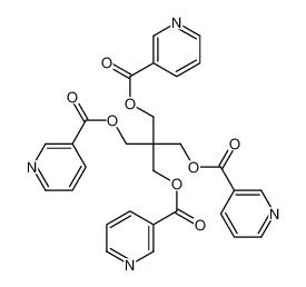 [3-(pyridine-3-carbonyloxy)-2,2-bis(pyridine-3-carbonyloxymethyl)propyl] pyridine-3-carboxylate 5868-05-3