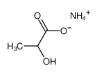 2-Hydroxypropanoic acid monoammonium salt 515-98-0