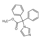 imidazol-1-yl-diphenyl-acetic acid methyl ester 30625-13-9