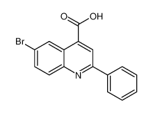 6-Bromo-2-phenylquinoline-4-carboxylic acid 33007-99-7