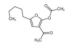 3-acetyl-5-pentylfuran-2-yl acetate 1361199-98-5