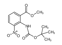 Methyl 2-(tert-Butoxycarbonylamino)-3-nitrobenzoate 57113-90-3