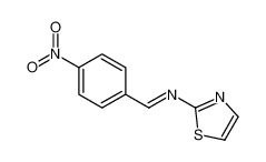 1-(4-nitrophenyl)-N-(1,3-thiazol-2-yl)methanimine 61863-68-1
