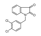 1-[(3,4-dichlorophenyl)methyl]indole-2,3-dione 79183-19-0