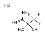 3,3,3-trifluoro-2,2-dimethyl-propionamidine hydrochloride 1217487-48-3