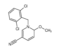 1-(2,6-Dichlorbenzyl)-6-methoxy-1,6-dihydro-3-pyridincarbonitril 75620-56-3