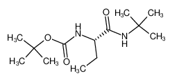tert-butyl (S)-(1-(tert-butylamino)-1-oxobutan-2-yl)carbamate 178432-66-1