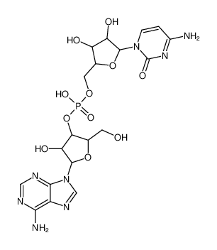 [5-(4-amino-2-oxopyrimidin-1-yl)-3,4-dihydroxyoxolan-2-yl]methyl [5-(6-aminopurin-9-yl)-4-hydroxy-2-(hydroxymethyl)oxolan-3-yl] hydrogen phosphate 4833-63-0