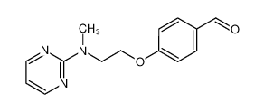 4-[2-(N-Methyl-N-(2-pyrimidinyl)amino)ethoxy]-benzaldehyde 122320-78-9