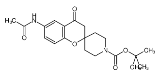 6-乙酰基氨基-4-氧代-2-螺(n-boc-哌啶-4-基)-苯并吡喃