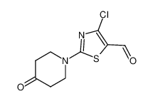 4-氯-2-(4-氧代哌啶)-5-噻唑甲醛