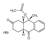 9t-acetoxy-3ξ-bromo-9c-methyl(4ar,9ac-4,4a,9,9a-tetrahydro-