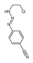 4-[2-(2-chloroethylimino)hydrazinyl]benzonitrile 78604-19-0