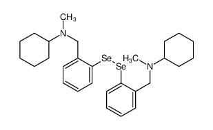 N-[[2-[[2-[[cyclohexyl(methyl)amino]methyl]phenyl]diselanyl]phenyl]methyl]-N-methylcyclohexanamine 141819-06-9