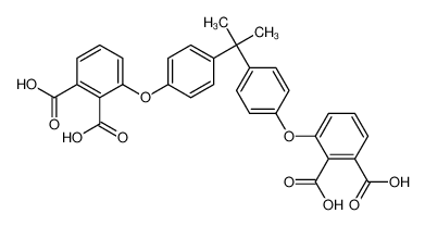 3-[4-[2-[4-(2,3-dicarboxyphenoxy)phenyl]propan-2-yl]phenoxy]phthalic acid 53464-95-2