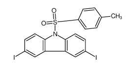 3,6-diiodo-9-(4-methylphenyl)sulfonylcarbazole 551951-03-2