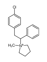 1-(2-(4-chlorophenyl)-1-phenylethyl)-1-methylpyrrolidin-1-ium