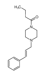 1-Butyryl-4-cinnamylpiperazine 17719-89-0