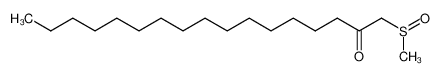 51840-11-0 1-methanesulfinyl-heptadecan-2-one