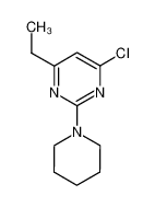 4-chloro-6-ethyl-2-piperidin-1-ylpyrimidine 901586-58-1
