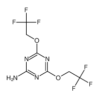 4,6-二(2,2,2-三氟乙氧基)-1,3,5-三嗪-2-胺图片