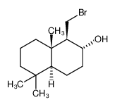 (-)-(1R,2R,4aS,8aS)-1-bromomethyl-2-hydroxy-decahydro-5,5,8a-trimethylnaphthalene 211053-80-4