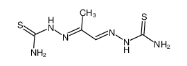 [(E)-[(1E)-1-(carbamothioylhydrazinylidene)propan-2-ylidene]amino]thiourea 6139-38-4