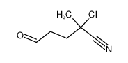 Nitrile of 2-Methyl-2-chloro-5-oxopentanoic acid 125014-89-3