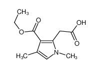 2-羧基甲基-1,4-二甲基-1H-吡咯-3-羧酸乙酯图片