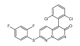 209410-46-8 5-(2,6-二氯苯基)-2-((2,4-二氟苯基)硫基)-6H-嘧啶并[1,6-b]哒嗪-6-酮
