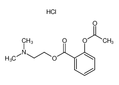 aspirin N,N-dimethylethanolamine ester hydrochloride 18072-98-5