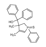 (3,4-dimethyl-1-phenyl-1-thioxo-2,3-dihydro-1H-1λ5-phosphol-3-yl)-diphenyl-methanol