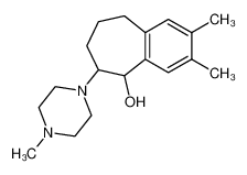 2,3-dimethyl-6-(4-methylpiperazin-1-yl)-6,7,8,9-tetrahydro-5H-benzo[7]annulen-5-ol