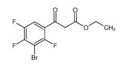 ethyl 3-(3-bromo-2,4,5-trifluorophenyl)-3-oxopropanoate 104222-46-0