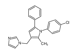 1-[[1-(4-chlorophenyl)-2-methyl-5-phenylpyrrol-3-yl]methyl]imidazole 146204-71-9