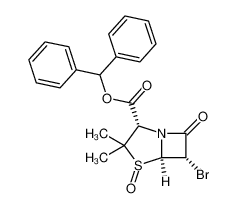 benzhydryl (2S,5R,6S)-6-bromo-3,3-dimethyl-4,7-dioxo-4λ<sup>4</sup>-thia-1-azabicyclo[3.2.0]heptane-2-carboxylate