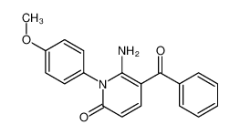 6-amino-5-benzoyl-1-(4-methoxyphenyl)pyridin-2-one 602310-83-8