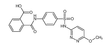 N-[4-(6-甲氧基-哒嗪-3-基氨基磺酰基)-苯基]-邻氨甲酰苯甲酸